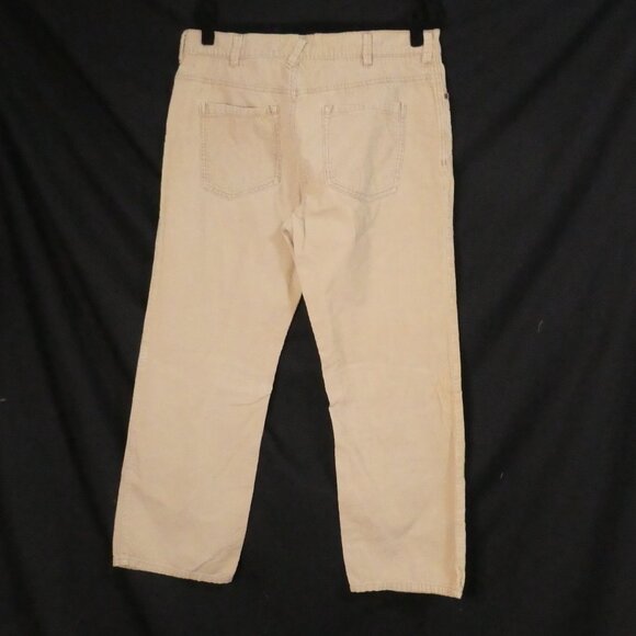 OLD NAVY - Boot-Cut | 36 x 30 | Beige Cotton Cords / Corduroy Casual Pants - Picture 2 of 15